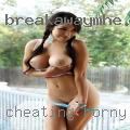 Cheating horny women