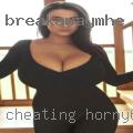 Cheating horny